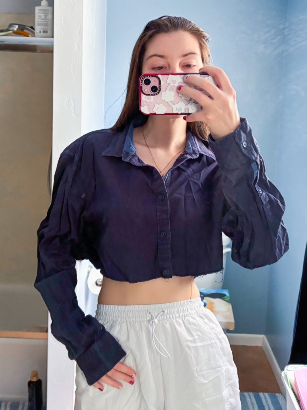 Cropped Button Down - Picture 6 of 6